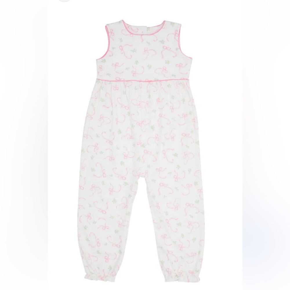 NWOTs The Beaufort Bonnet Company Rebecca romper Rambling Ribbons sz 0-6 months